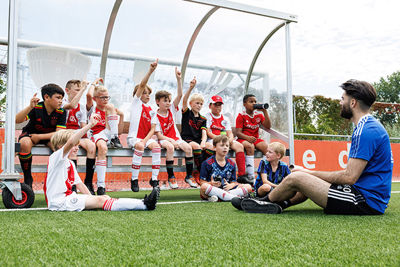 Even rust. Mooi moment voor een echte Ajaxquiz! © Pro Shots