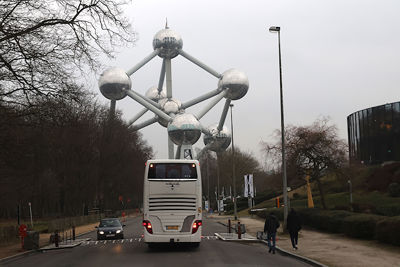 Denk je aan Brussel, dan denk je aan het Atomium. © De Brouwer