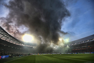 Nee, dit is geen foto van Tata Steel. © Pro Shots