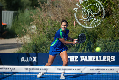 Bo Luttikhuis speelde vorige maand nog op het EK padel in Italië. © AFC Ajax