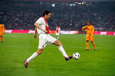 Litmanen was zondag de populairste speler bij supporters. © De Brouwer