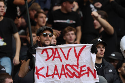 Altijd Davy Klaassen. © De Brouwer