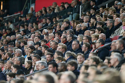 Veel supporters voelen een zekere bui al hangen. © De Brouwer