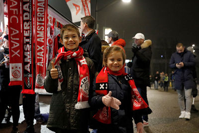 Veel Ajaciedjes gingen voor het eerst naar de Johan Cruijff Arena! © De Brouwer