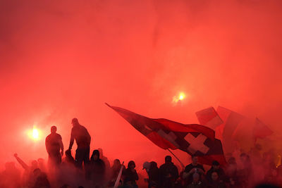 We maken ons op voor een spannend potje voetbal. © De Brouwer