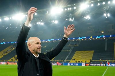 Voor de winter oogst Ten Hag wéér veel lof in de Champions League. © Pro Shots