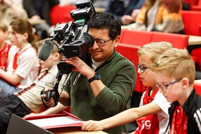 Camera in de aanslag, want de spelers komen eraan. © Pro Shots