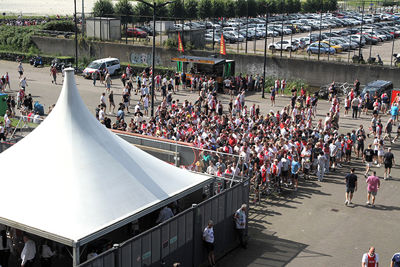 En dan rap naar binnen voor Ajax’ competitie-opener! © SV Ajax