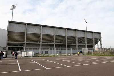 Kijk, van deze kant lijkt het tenminste nog op een stadion. © Ajax Life