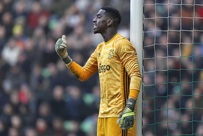 GRONINGEN, 26-01-2020, Hitachi Capital Mobility Stadium Dutch football Eredivisie season 2019-2020.  Groningen - Ajax. Bruni Verala goalkeeper of Ajax