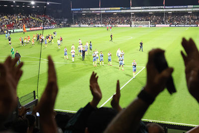 Het zat er niet in. Ajax verliest twee punten. © De Brouwer