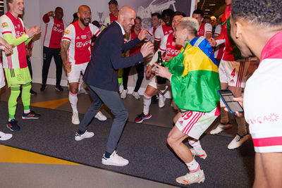 Er zijn boze tongen die beweren dat Ten Hag niet met Zuid-Amerikanen kan omgaan. © AFC Ajax