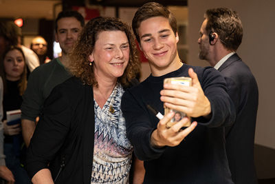 Maar het is nog niet klaar, want er moeten selfies gescoord worden. © Pro Shots