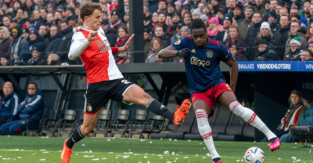 meerderheid brandwonden halfrond Ajax loot uitduel met Feyenoord in halve finale KNVB-beker