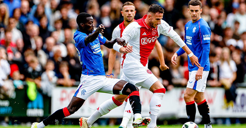 Ajax too strong for Rangers FC in busy practice match and this is noticeable