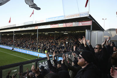 Er is enige berusting, maar wat stelt Ajax ernstig teleur. © De Brouwer