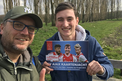 Anderen zijn erbij na een spannende #Kaartenjacht! © SV Ajax