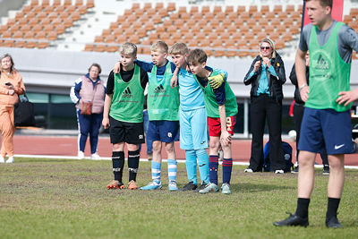 Spanning op de koppies tijdens penaltyreeks. © De Brouwer