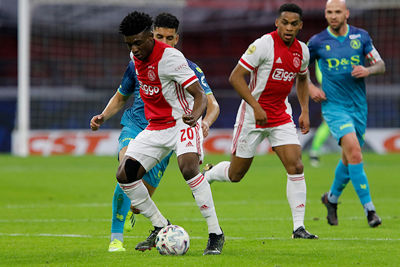 Na vier maanden terug in de basis van Ajax 1. Lekker Kudus! © De Brouwer