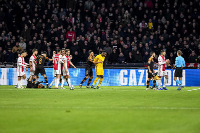 AMSTERDAM, 10-12-2019 , JohanCruyff Arena, season 2019 / 2020 of the UEFA Champions League between Ajax and FC Valencia. Ajax keeper Andre Onana