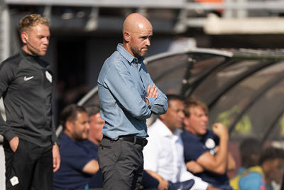 Ten Hag heeft het al over superzondag. Dat zijn grote woorden... © Pro Shots