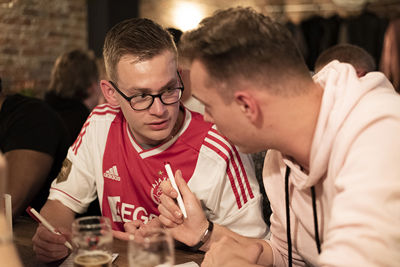 Hersens kraken tijdens onze Ajax Life Pubquizzen. © Pro Shots