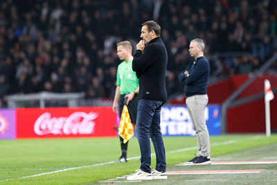 Hij krijgt Ajax helaas ook niet op het goede spoor. © De Brouwer