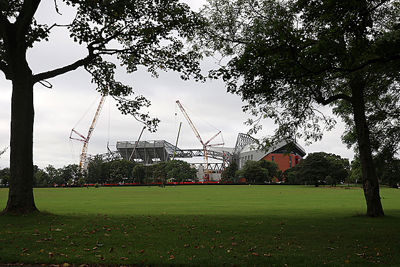 Anfield wordt verbouwd, maar daar merk je binnen niks van. © De Brouwer