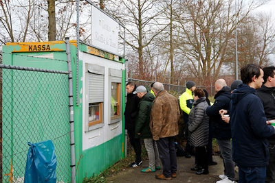 De ontvangst bij Groningen is altijd goed voor elkaar, hulde! © De Brouwer