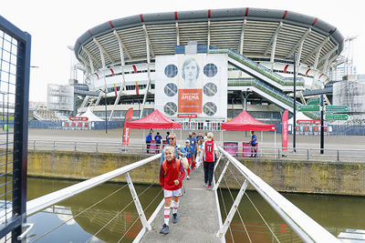 Toffe spellen in de schaduw van dat mooie stadion! © Pro Shots