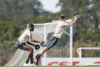 ORLANDO, 09-01-2019 , Ryan Gravenberch and Max Wober during the Training Camp of Ajax at the Omni Orlando Resort.