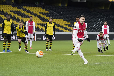 Young Boys geen pingel, Ajax wel en dan is het vaak raak. © Pro Shots