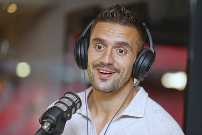 Tadic straalt in de Ajax Life Podcast. © Pro Shots