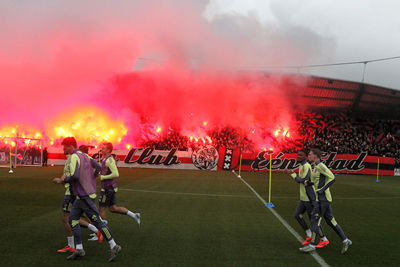 Daar zijn de mannen die het in De Kuip moeten doen. © SV Ajax