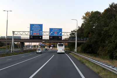 Ah, eindelijk de afslag die we moeten hebben. © De Brouwer