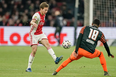 Eiting loopt lekker te strooien en het is jammer dat er geen assist tegenover staat. © Pro Shots