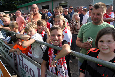 Blije koppies staan al te wachten. © SV Ajax