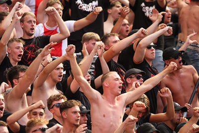 Was het heel het seizoen maar zulk lekker weer! © SV Ajax